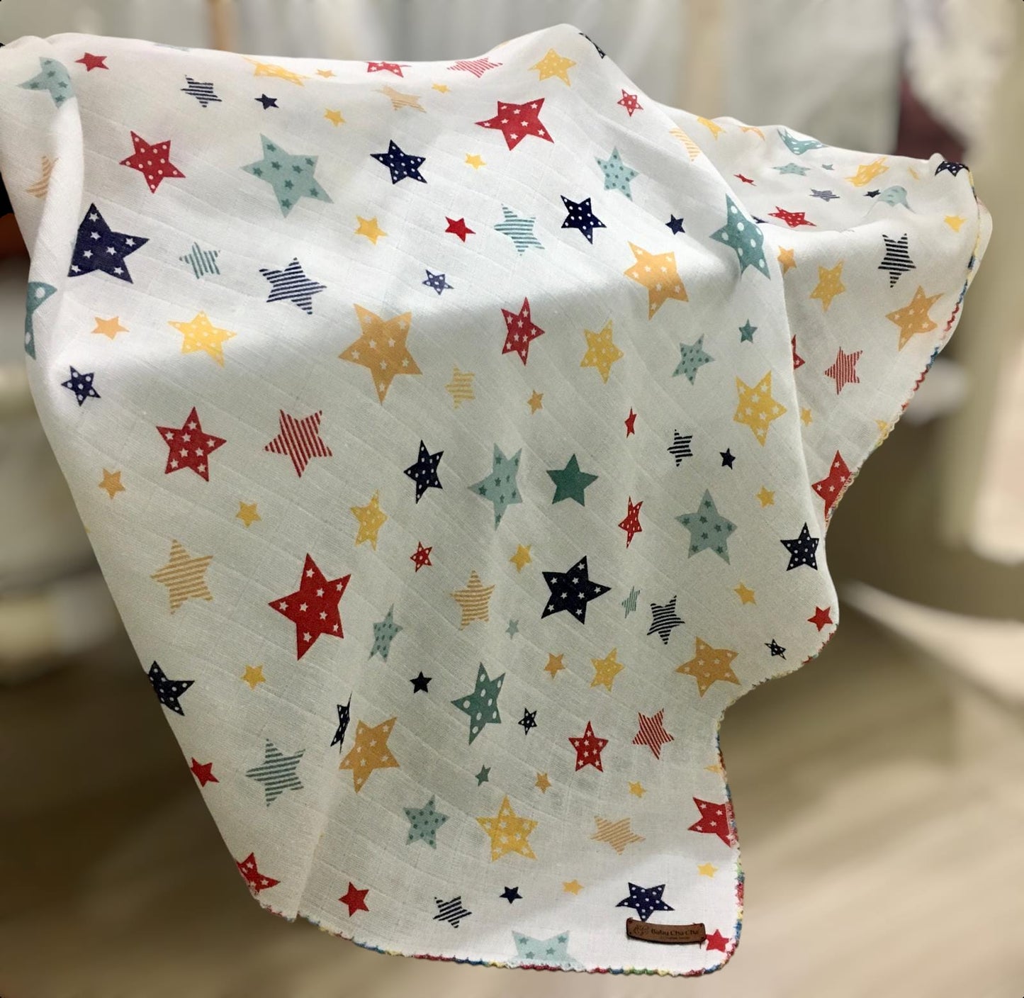 Müslin Bebek Battaniyesi ve Ağız Silme Mendili Seti